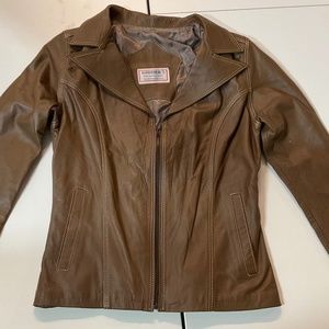 Gordillo’s Leather Jacket - Brown -  Woman’s Size M - NEW